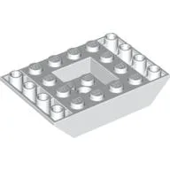 Brick Sloped Inverted 45° 6 x 4 Double with Recessed Center / White