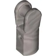 Bar Holder with Hole and Bar Handle / Metallic Silver