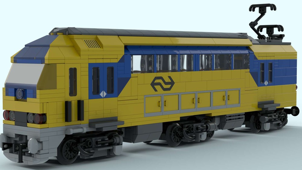 Lego Dutch NS Double Dekker train DDZ
