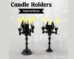Candle Holder - Lego Castle moc instructions