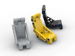 Simple technic seats for small scale vehicles