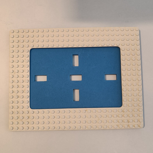 Lego Picture Frame 20 x 26 with 12 x 16 Opening / Light Gray