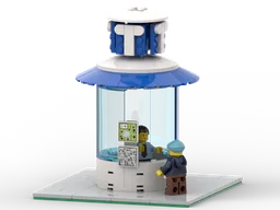 Modular city tourist information booth