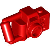 Lego Equipment Camera Handheld with Central Viewfinder / Red