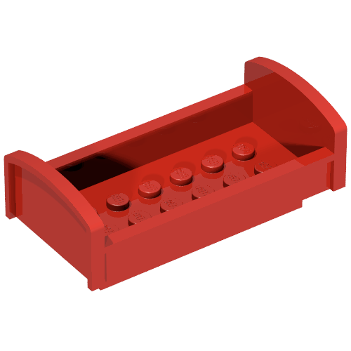 Lego Fabuland, Bed / Red