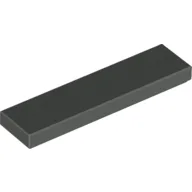 Tile 1 x 4 with Groove / Dark Gray