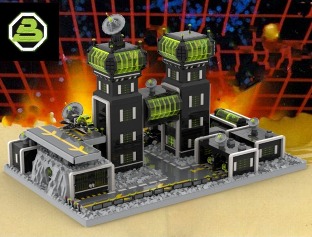 Lego Blacktron 2 Base