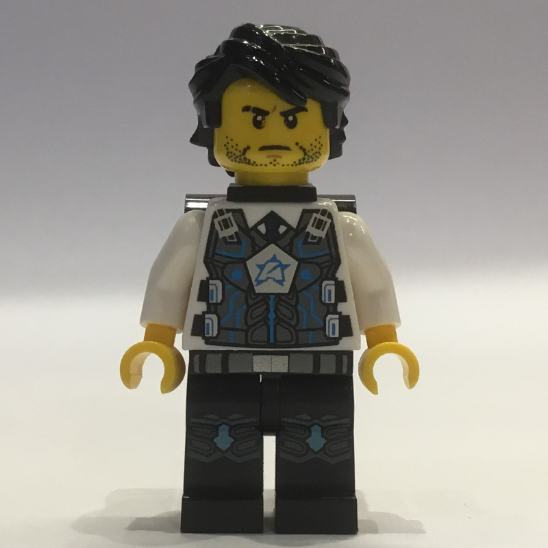 Lego Agent Jack Fury with Neck Bracket