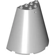 Cone Half 8 x 4 x 6 / Light Bluish Gray