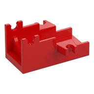 Lego Launcher Base, Weapon Cannon Base 2 x 4 / Red