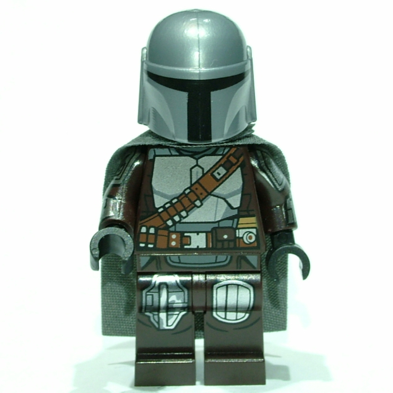 Lego The Mandalorian / Din Djarin, Dark Brown Outfit with Cape