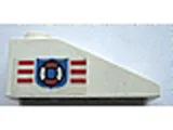 Slope 33 3 x 1 with Coast Guard Pattern on Right Side (Sticker) - Set 6338