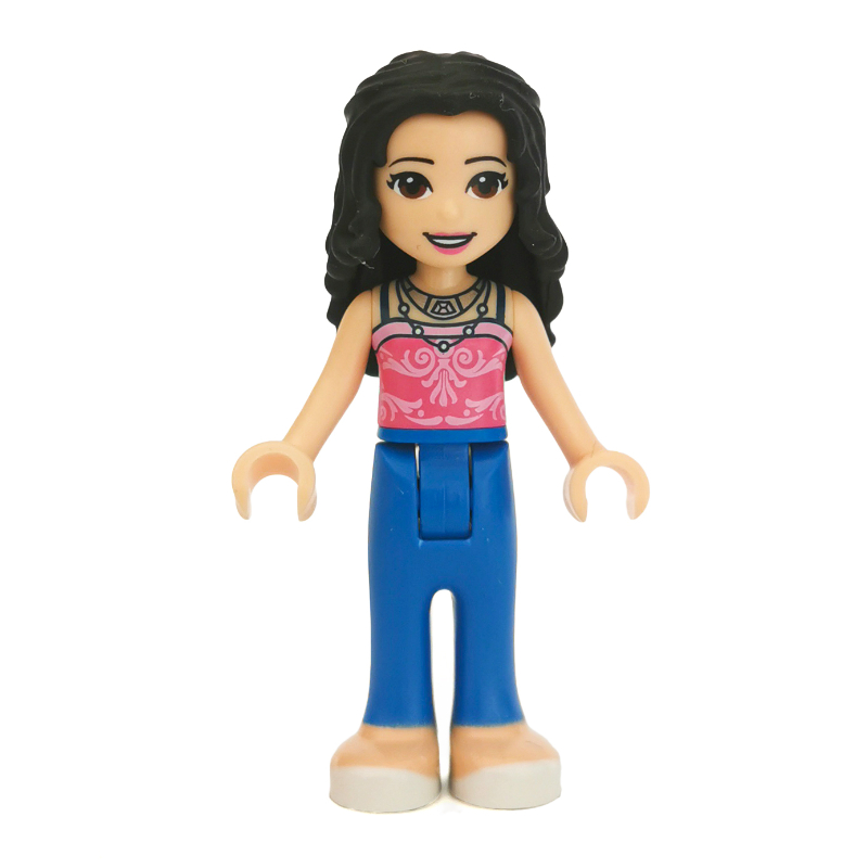 Lego Emma - Dark Pink Top, Blue Trousers