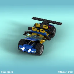 Four Speed with Pullback Motor