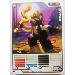 Trading Card, Ninjago Deck #2: 18 - Bytar - North American Version / [No Color/Any Color]