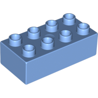 Lego Duplo Brick 2 x 4 / Medium Blue