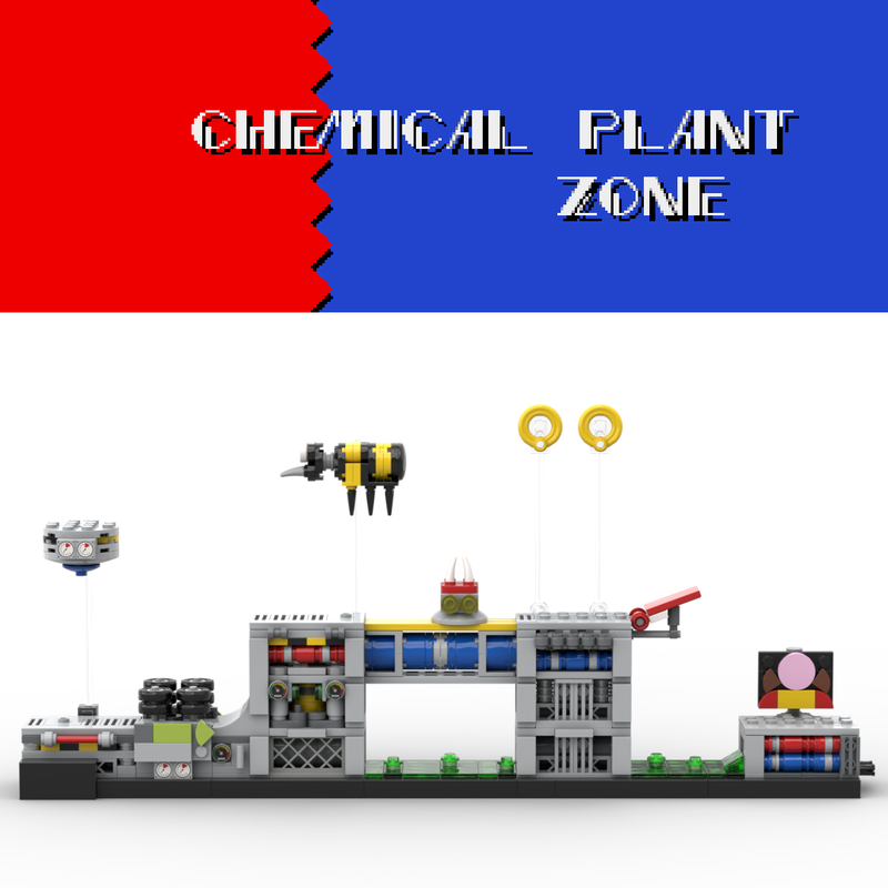 Lego Chemical Plant Zone - Extension for 21331
