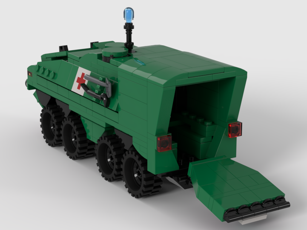 Lego Army Medic transporter