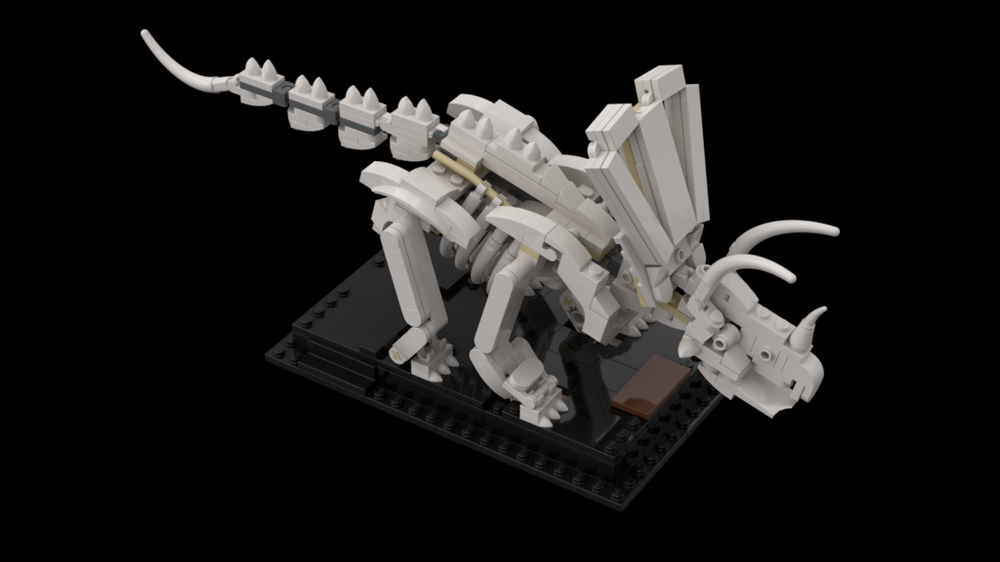 Lego Torosaurus Fossil