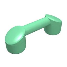 Bar 1 x 3 (Radio Handle, Phone Handset) / Medium Green