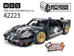 42223 1966 Ford GT40 MKII Race Car RC MOD for Power Function Motors