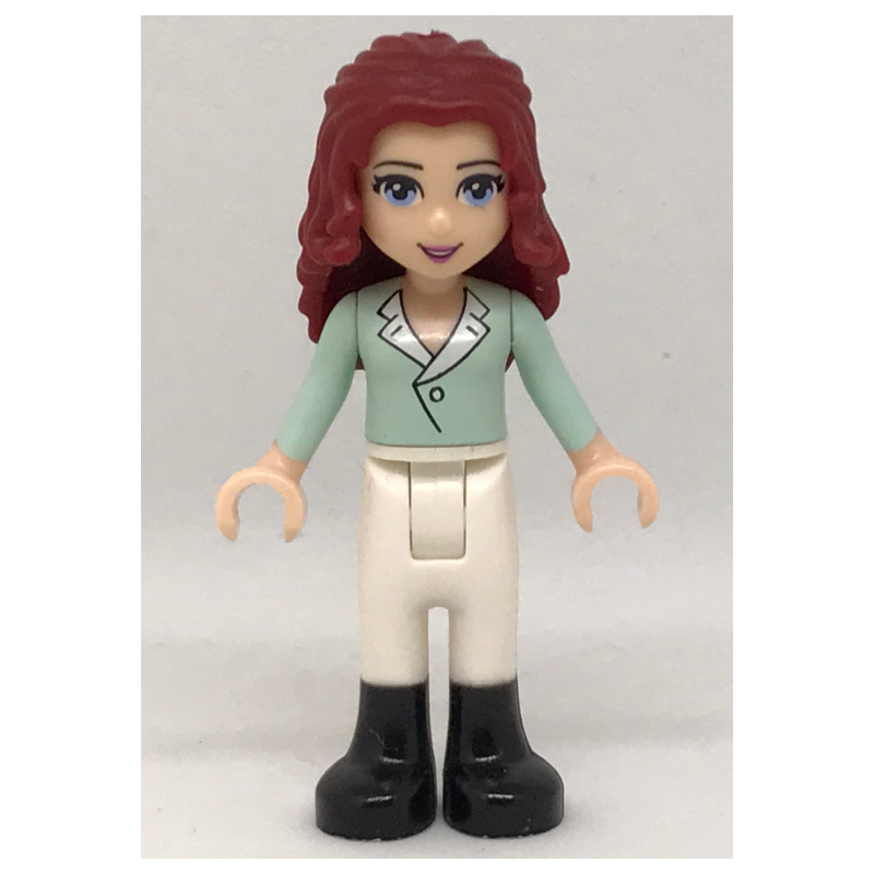 Lego Theresa - Light Aqua Top, White Trousers