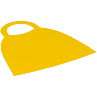 Lego Duplo Cape with Elastic Loop / Yellow