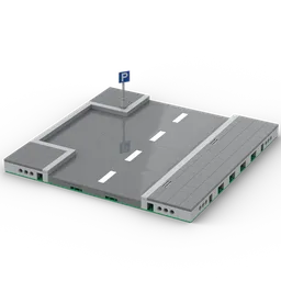 MILS Street (32x32) with single parking space