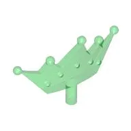 Headwear Accessory Crown / Tiara / Trans-Green