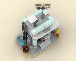 A derelict snack bar.io