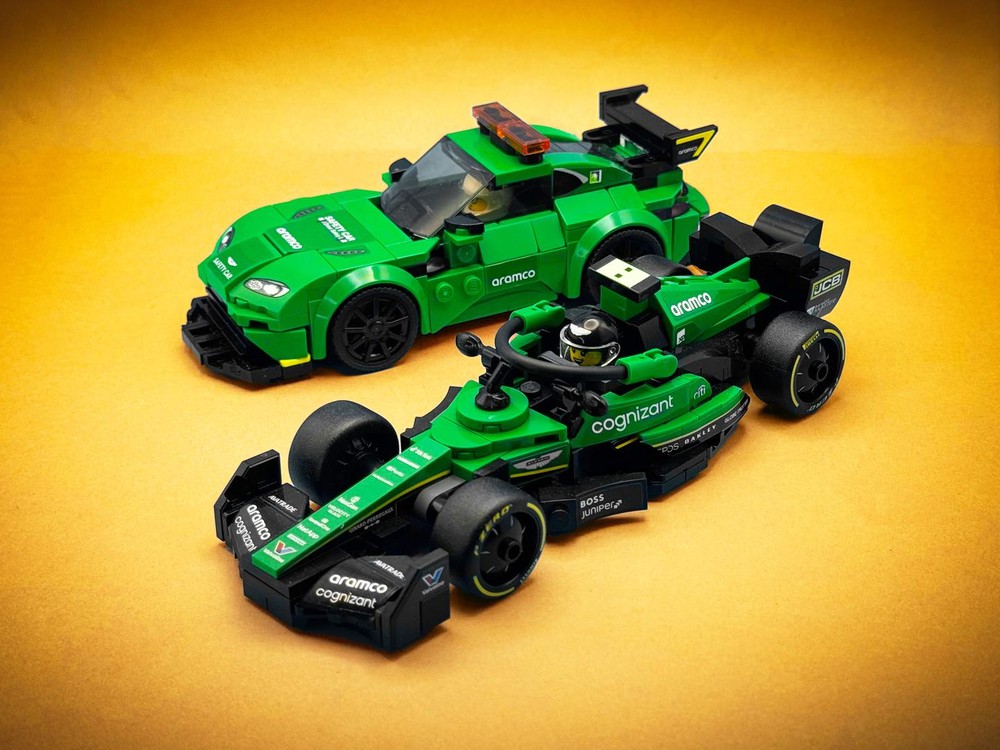 Lego British Beauty Vantage Safety Car & AMR23 Two Pack