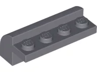 Brick Curved 2 x 4 x 1 1/3 / Dark Bluish Gray