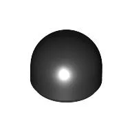 Dome 1 x 1 x 2/3 / Black