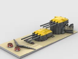 Scharnhorst's Anton & Bruno turrets display