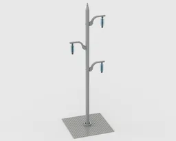 Transmission Tower 03-1 - Single Circuit Monopole