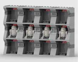 Display for Astromech minifigures