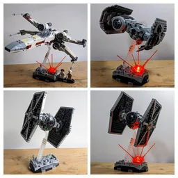 Light Brick Ship Display Stand
