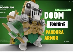 Doctor Doom Pandora Armor - Fortnite - Marvel