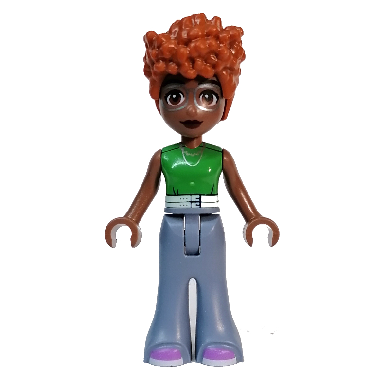 Lego Naomi - Green Top, Sand Blue Pants