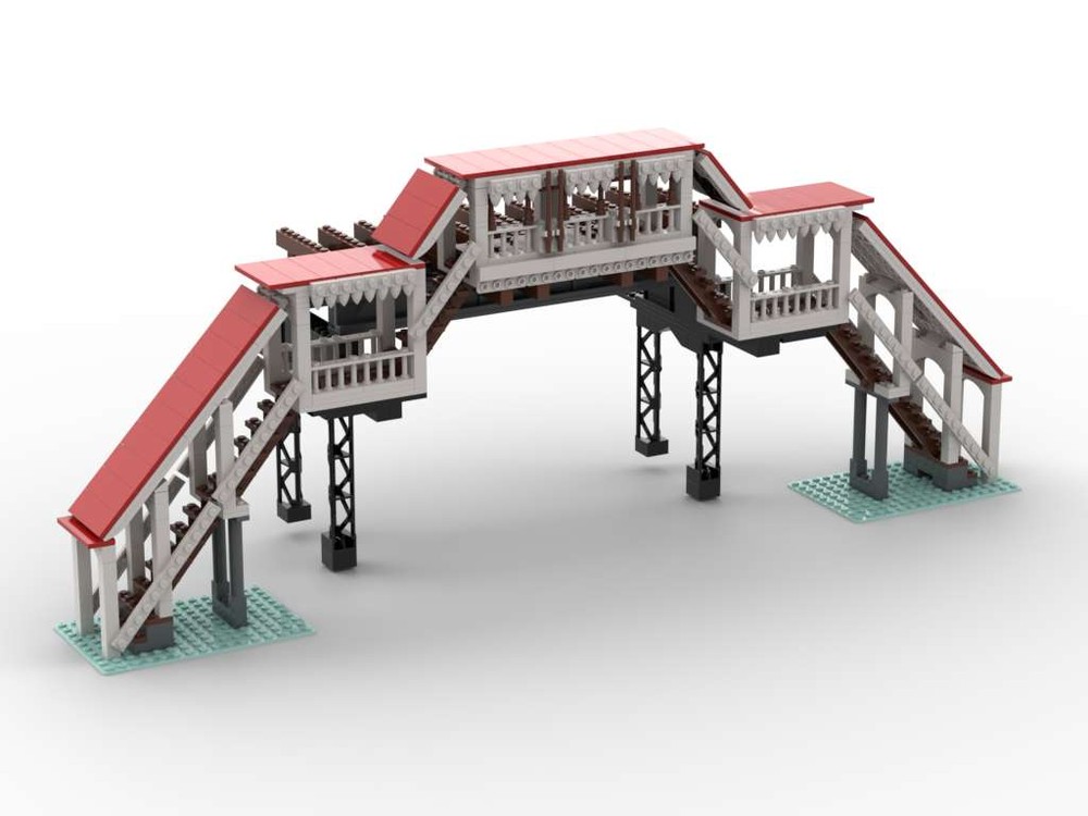 Lego Brooklyn L Station: Low Stairs