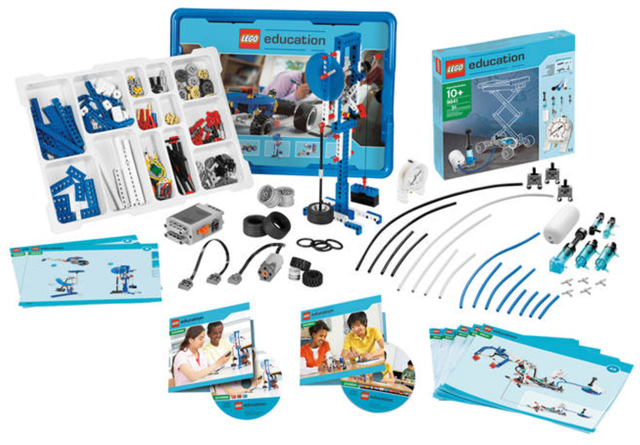 Lego Homeschool Simple and Motorized Mechanisms Pneumatics Bundle