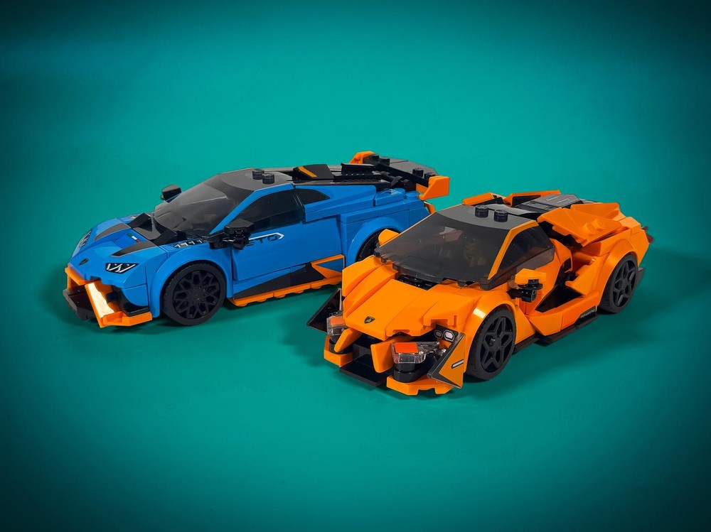 Lego Raging Bull Revuelto and Huracan STO