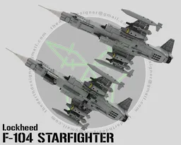 F-104 StarFighter - 1:35 Scale