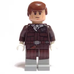 Han Solo, Hoth Outfit, Dark Brown Jacket with White Neckerchief