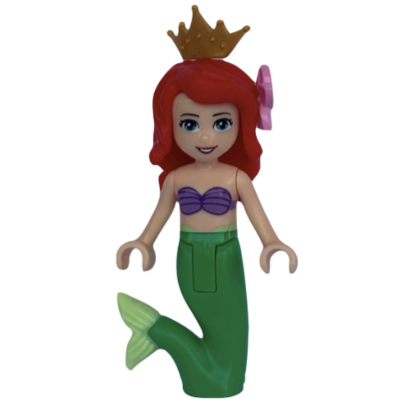 Lego Ariel - Mermaid Form, Flower, Crown