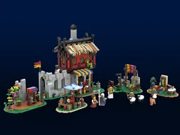 Medieval Guarded Vendors