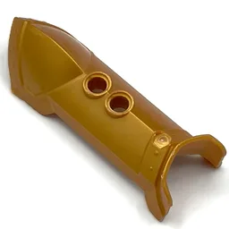 Large Figure Limb Cover, Armor, Leg / Shin Guard Type 1 / Reddish Gold
