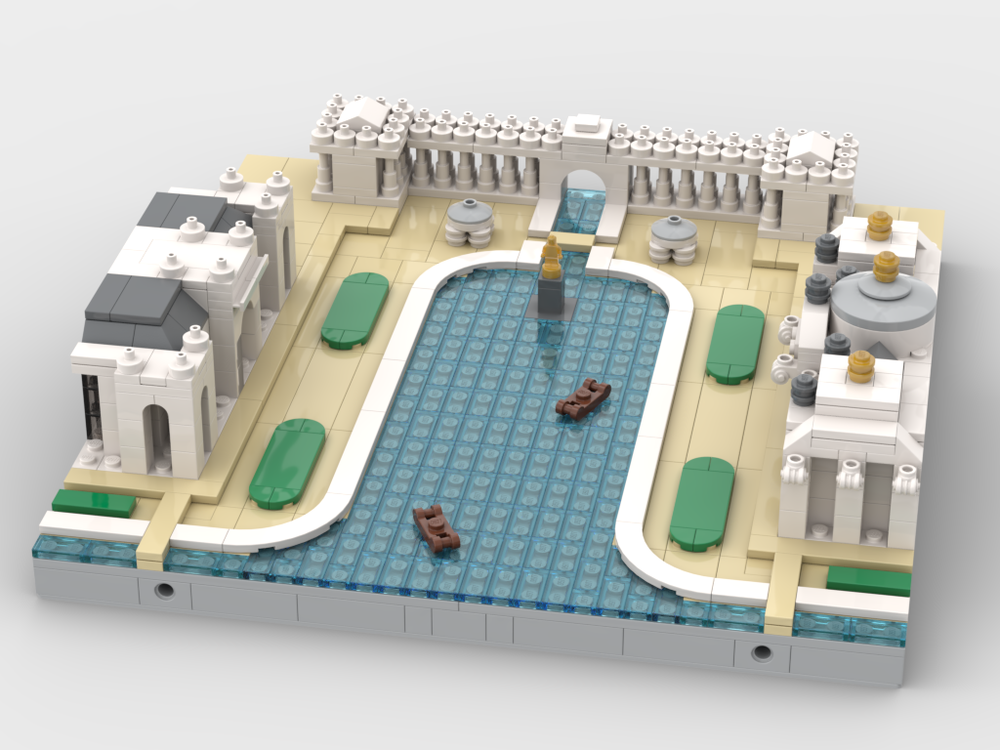 Lego Chicago World's Fair Grand Basin Part 1
