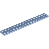 Plate 2 x 16 / Bright Light Blue