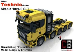 Custom RC 10x4 6 SLT Truck / Yellow